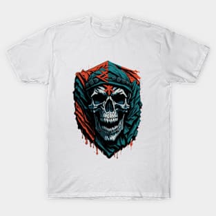 Arabic Skull Face T-Shirt